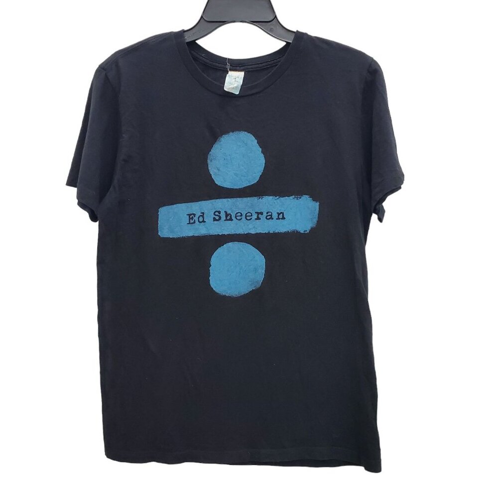 Pacific Ed Sheeran ÷ Divide Album Black Music Graphic Tee Men's Unisex Size‎ M
